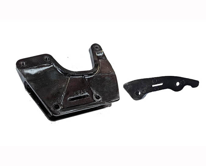 1983 HONDA CR125 REAR GUIDE AND RUB BLOCK   -  BLUE RED OR BLACK