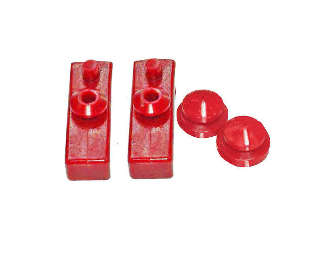 1985-86 HONDA ATC 250R REAR FENDER FRAME MOUNTS & REAR FENDER FRONT CUSHIONS (set 4) Pt#&nbsp;50815-50816-HA2-670