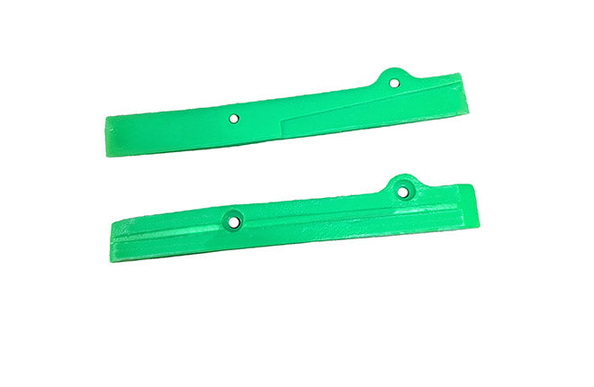 1988-90 Kawasaki X80 88-90 KX80 N1-3 Big Wheel Chain Slider  (Set 2) PT#12053-1101, 12053-1144