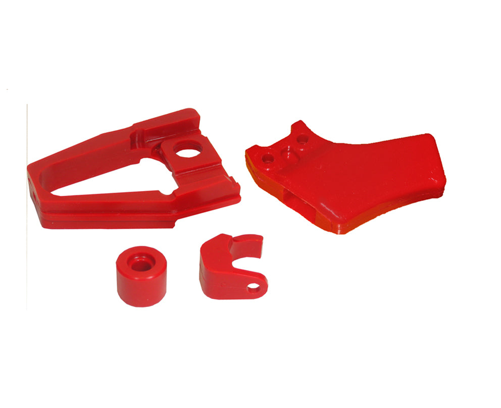 1988-89 HONDA TRX250R FRONT CHAIN SLIDER, REAR CHAIN GUIDE, RUB BLOCK, AND ROLLER SET