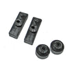 1985-86 HONDA ATC 250R REAR FENDER FRAME MOUNTS & REAR FENDER FRONT CUSHIONS (set 4) Pt#&nbsp;50815-50816-HA2-670
