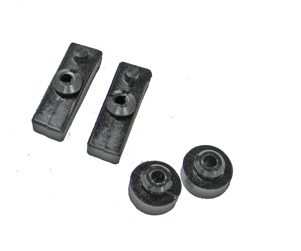 1985-86 HONDA ATC 250R REAR FENDER FRAME MOUNTS & REAR FENDER FRONT CUSHIONS (set 4) Pt#&nbsp;50815-50816-HA2-670